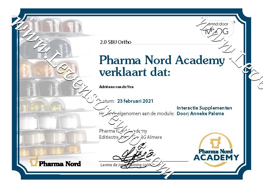 Interactie Supplementen